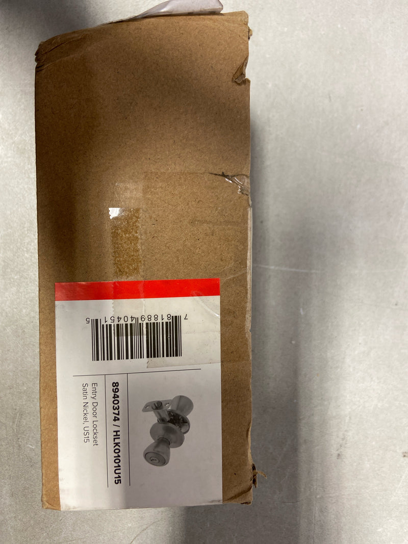 Miseno MLK1010 Buchanan Tulip Single Cylinder Keyed Entry Door Knob Set - Satin Nickel