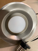 Volume Lighting V8417-33 4" LED Open Recessed Trim - Brushed Nickel