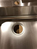 Elkay LRAD2219601 Lustertone 22" Drop In Single Basin Stainless Steel Kitchen Sink - 1 Faucet Hole