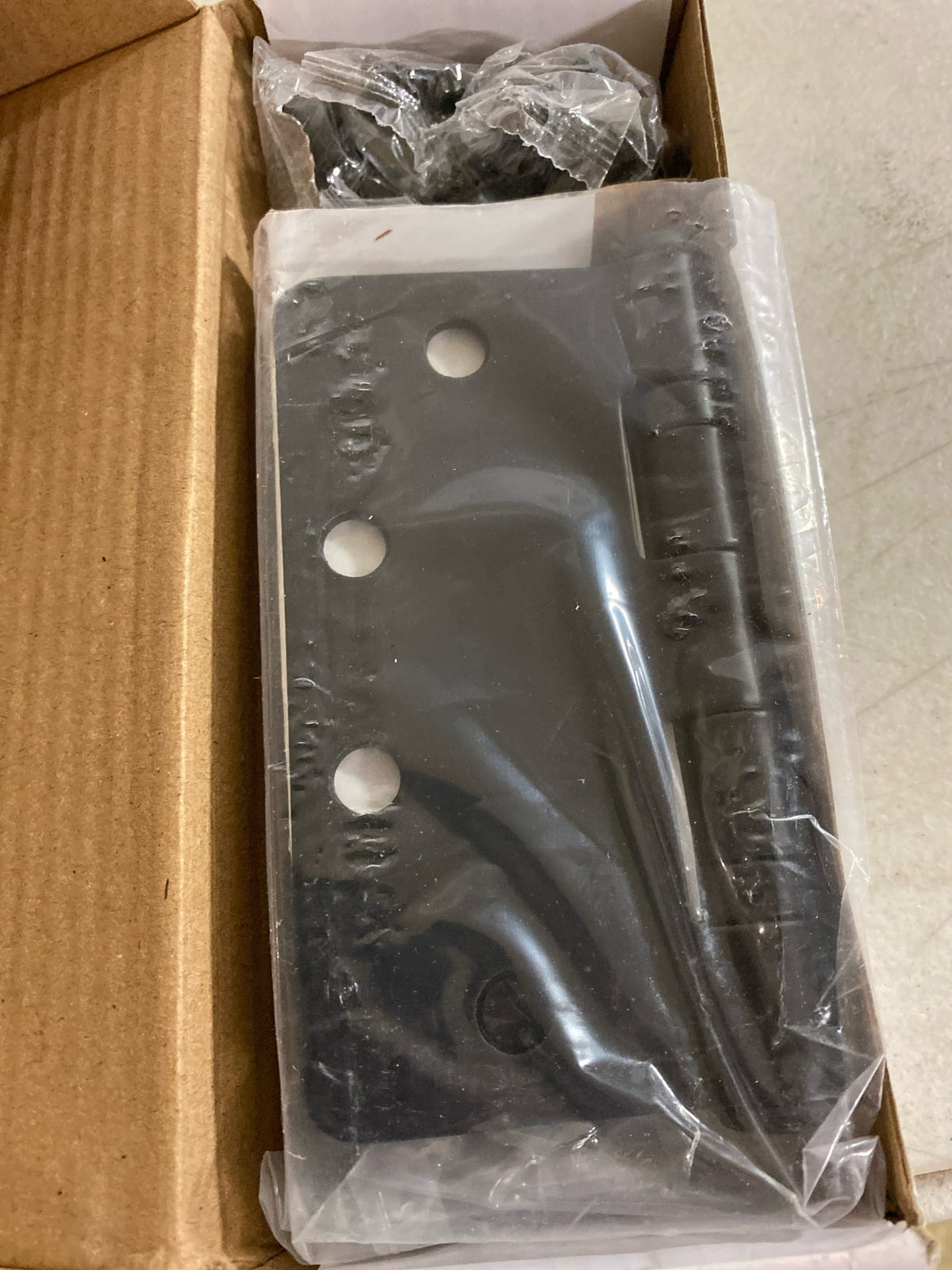 Emtek 94025US19 4.5" x 4.5" Ball Bearing 1/4" Radius Corners Mortise Hinge - Pair - Flat Black