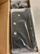 Emtek 94025US19 4.5" x 4.5" Ball Bearing 1/4" Radius Corners Mortise Hinge - Pair - Flat Black