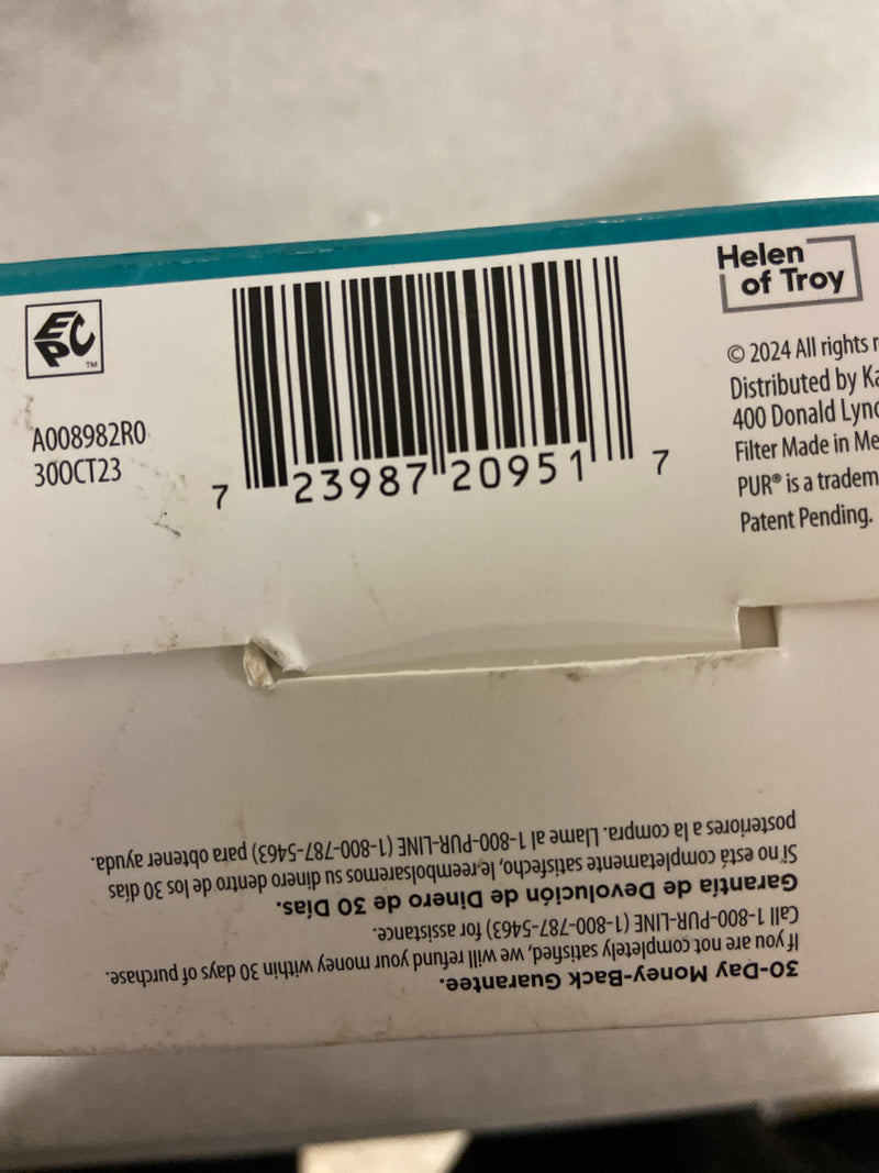 Pur PPF951K3 PLUS Water Pitcher Replacement Filters with Lead Reduction Water Filter Cartridge (3-Pack)