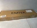 Emtek 28024US26 Modern Brass 12 Inch Towel Bar - Polished Chrome small disc rosette