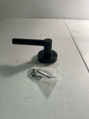 Miseno MLK5012BK Elkton Round Rod Non-Turning One-Sided Door Lever - Matte Black