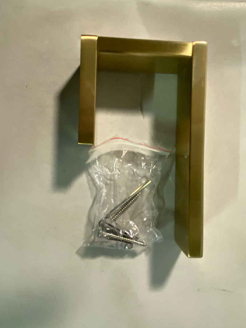 ICO Bath V5080-BGL Volkano Fire Wall Mounted Euro Toilet Paper Holder - Brushed Gold Light