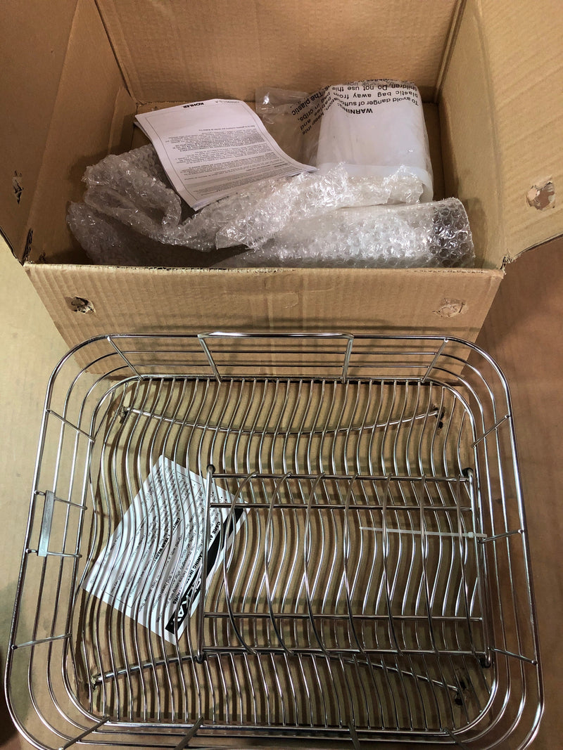 Elkay LKWRB1316SS Stainless Steel Wire Rinsing Basket - Bright Polished