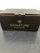 Signature Hardware 446134 Pinecrest Lever Handles for Widespread Faucet - Less Faucet - Polished Nickel