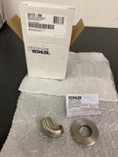 Kohler Purist Stillness Wall-Mount Supply Elbow with Check Valve in Vibrant Brushed Nickel