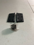 Deltana S33U10B-R 3" x 3" Square Corner Plain Bearing Mortise Hinge - Pair - Oil Rubbed Bronze