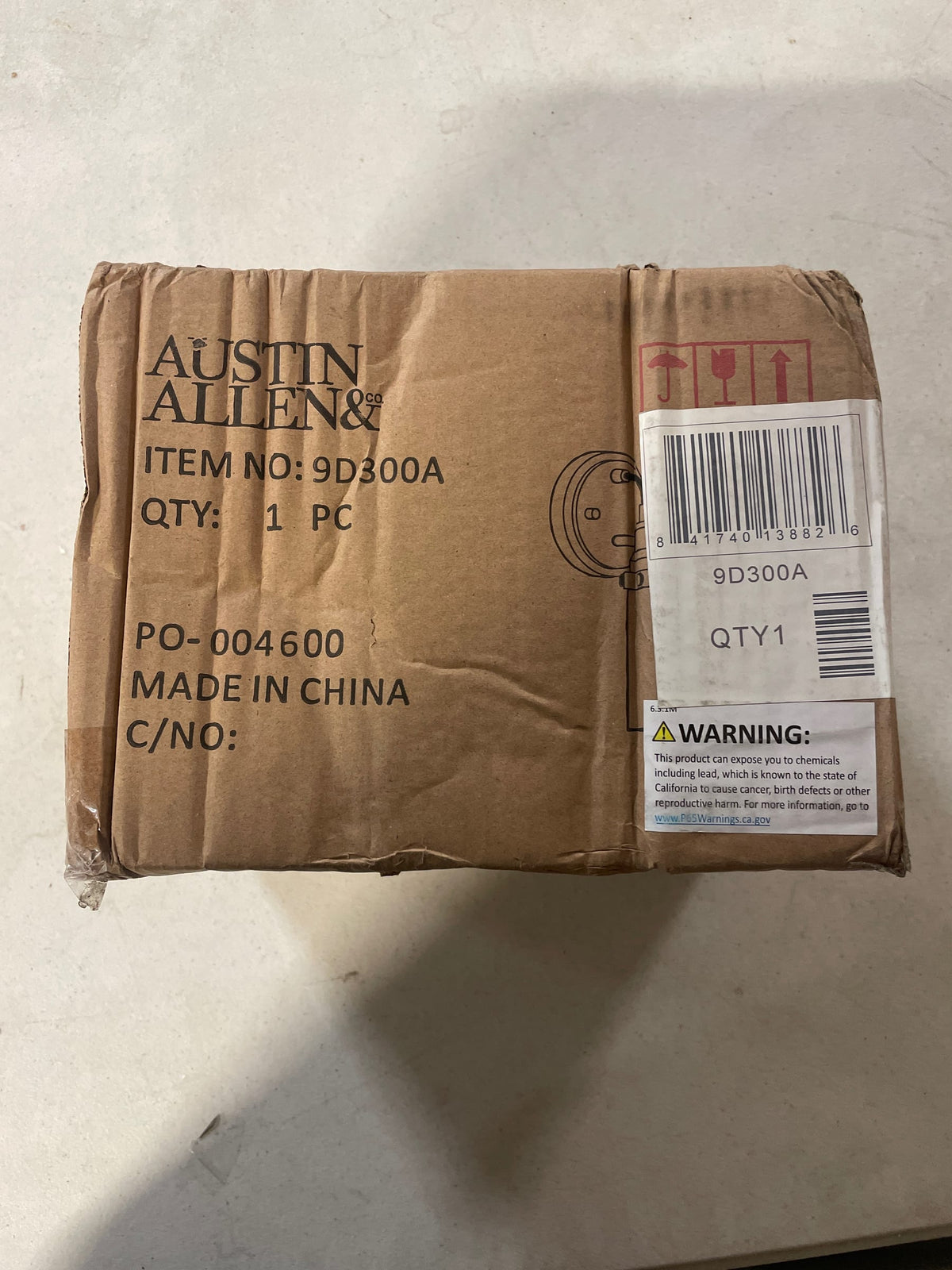 Austin Allen 9D300A Ryder Urban/Industrial Clear Glass Wall Sconce, 1-Light 100 Watt, 11" H x 5" W, Antique Nickel