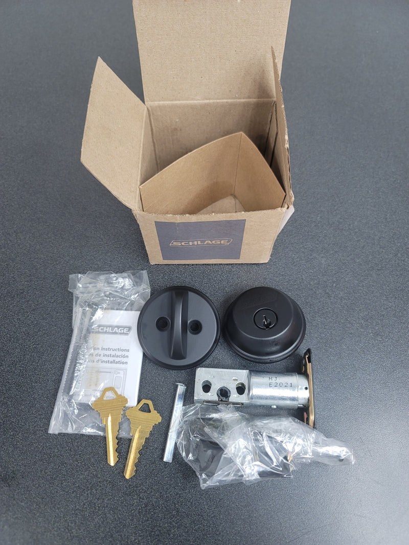 Schlage Single Cylinder Keyed Entry Grade 1 Deadbolt from the B-Series