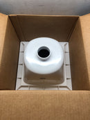 PROFLO PF42855 12" X 12" PVC Floor Sink - Less Grid - White