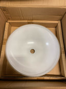 Forte Lighting 2697-03-32 3 Light 17" Wide Semi-Flush Bowl Ceiling Fixture with White Glass Shade - Antique Bronze