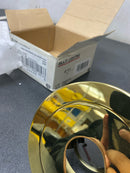 Elco Lighting 4” Low Voltage Adjustable Slot Aperture Trim, MR16, GU10 Halogen, Gold