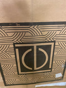 Elegant Decor Brynn 20x36 Oval Modern MDF Wood/Iron Mirror in Silver