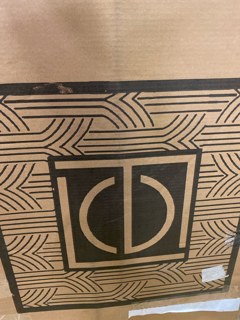 Elegant Decor Brynn 20x36 Oval Modern MDF Wood/Iron Mirror in Silver