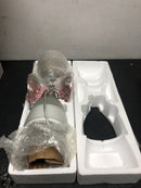 Hampton bay HBV8991-BN Riverbrook 1-Light Brushed Nickel Mini Pendant with Frosted White Glass Shade (3-Pack)