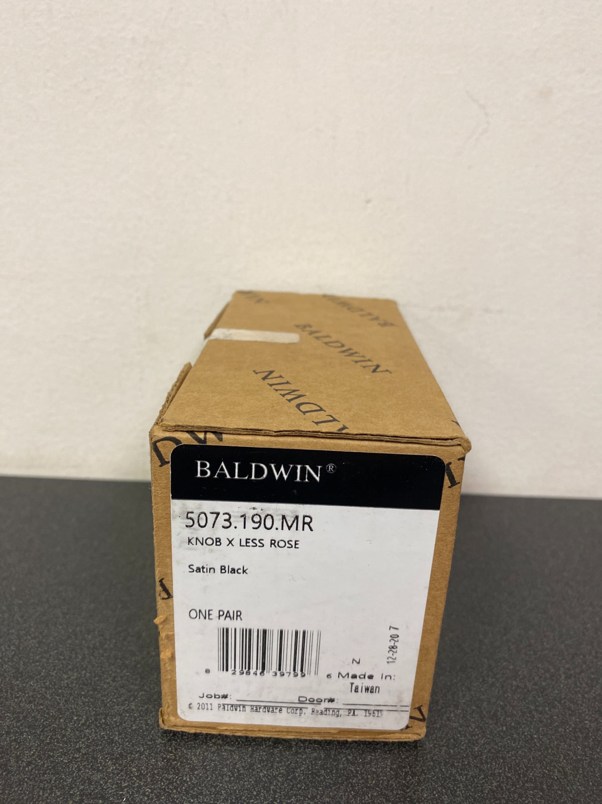Baldwin Pair of Estate Knobs without Rosettes