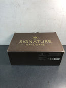 Signature Hardware SHWSCDR107MB Drea 1.2 GPM Single Hole Bathroom Faucet with Pop-Up Drain Assembly - Matte Black