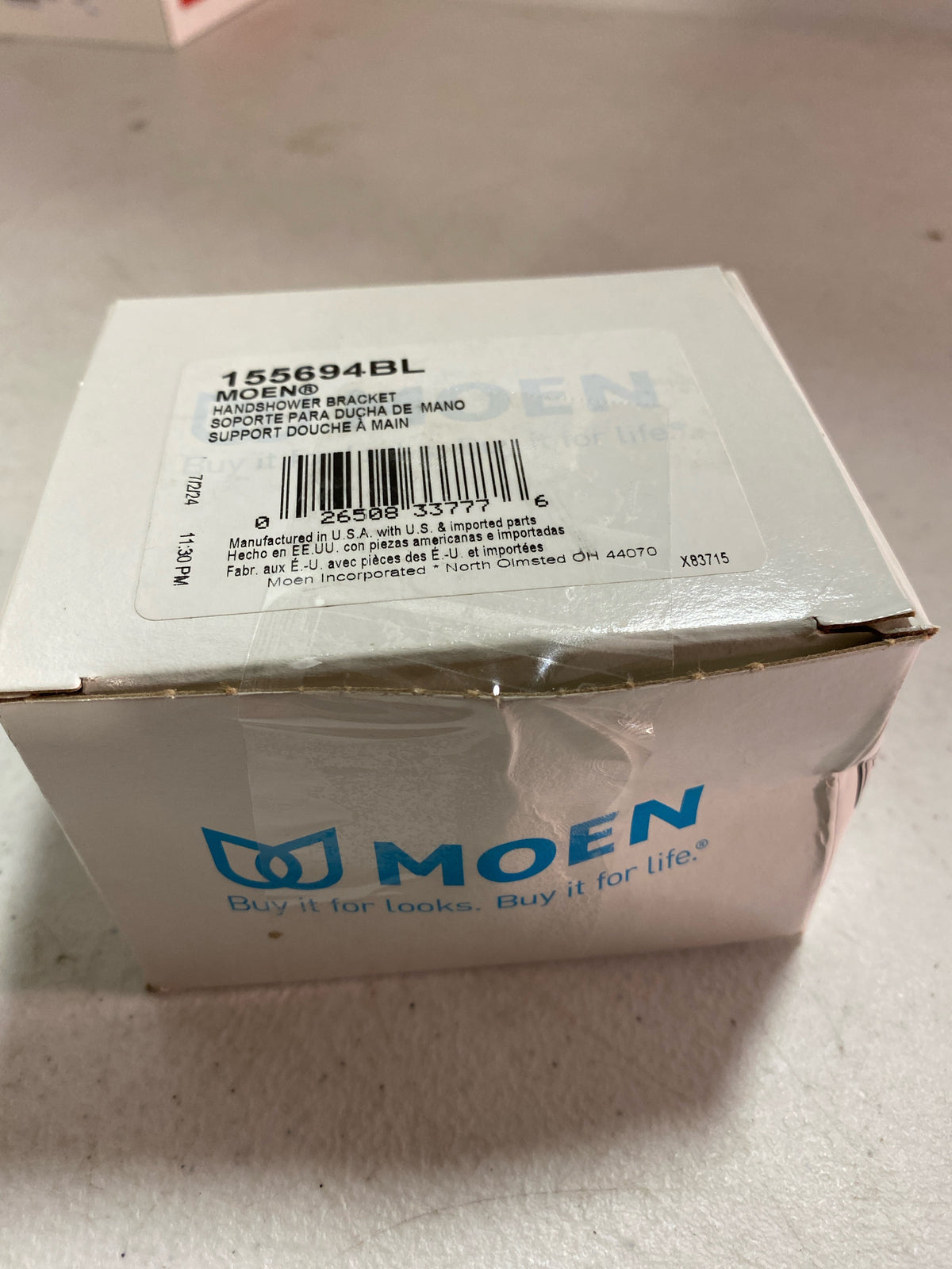 Moen 155694BL Hand Shower Wall Bracket - Matte Black