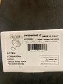 Rohl LO7PN Lombardia Single Robe Hook - Polished Nickel