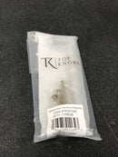 Top Knobs TK3211AG Lawrence 5-1/16 Inch Center to Center Bar Cabinet Pull from the Coddington Collection - Ash Gray