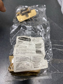 Amerock BPR8704CZ Functional Hardware 1/2 Inch Overlay Surface Mount Cabinet Door Hinge with 105 Degree Opening Angle and Self Close Function - Pair - Champagne Bronze