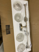 Elegant Lighting LD7037W38SG Hanson 4 Light 37" Wide Vanity Light - Satin Gold