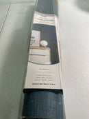 Nuwallpaper NU6004 Blue Luxe Faux Grasscloth Peel and Stick Vinyl Wallpaper Roll