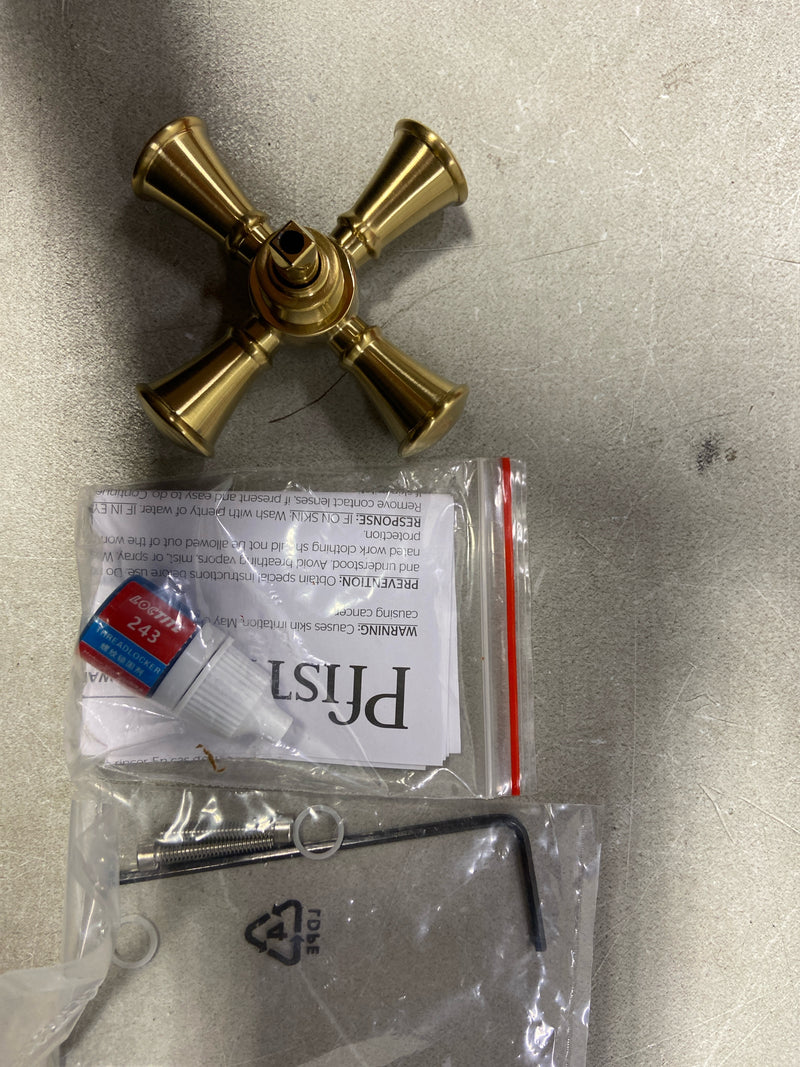 Pfister HHL-049TBBG Tisbury Bathroom Faucet Cross Handles - Brushed Gold