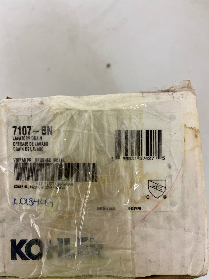 Kohler K-7107-BN 1-1/4" Drain Assembly - Less Overflow - Vibrant Brushed Nickel
