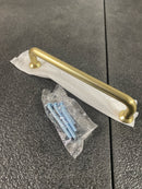 Amerock | Cabinet Pull | Golden Champagne | 5-1/16 in (128 mm) Center-to-Center Drawer Pull | Factor | Kitchen and Bath Hardware | Furniture Hardware