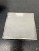 Infinity Drain LTD5-2P SS 5" x 5" LTD 5 Center Drain Kit with PVC Drain Body, 2" Outlet - Satin Stainless