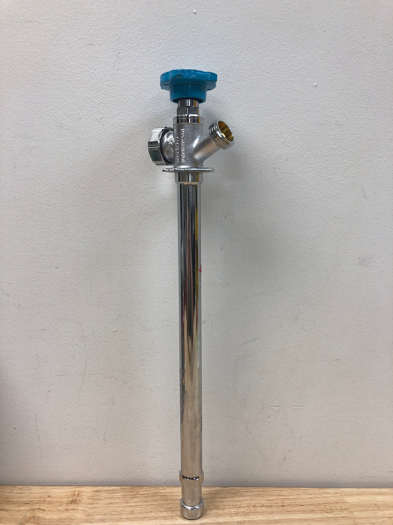 Sharkbite 24636LF 1/2 in. Push-to-Connect x 3/4 in. MHT x 12 in. Brass Anti-Siphon Frost Free Sillcock Valve