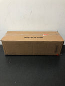 Lnc YMFUQQHD1225113 Modern Industrial Black Linear Wall Sconce, 1-Light Bathroom Vanity Light with Metal Wire Cage For Dry Areas Hallway