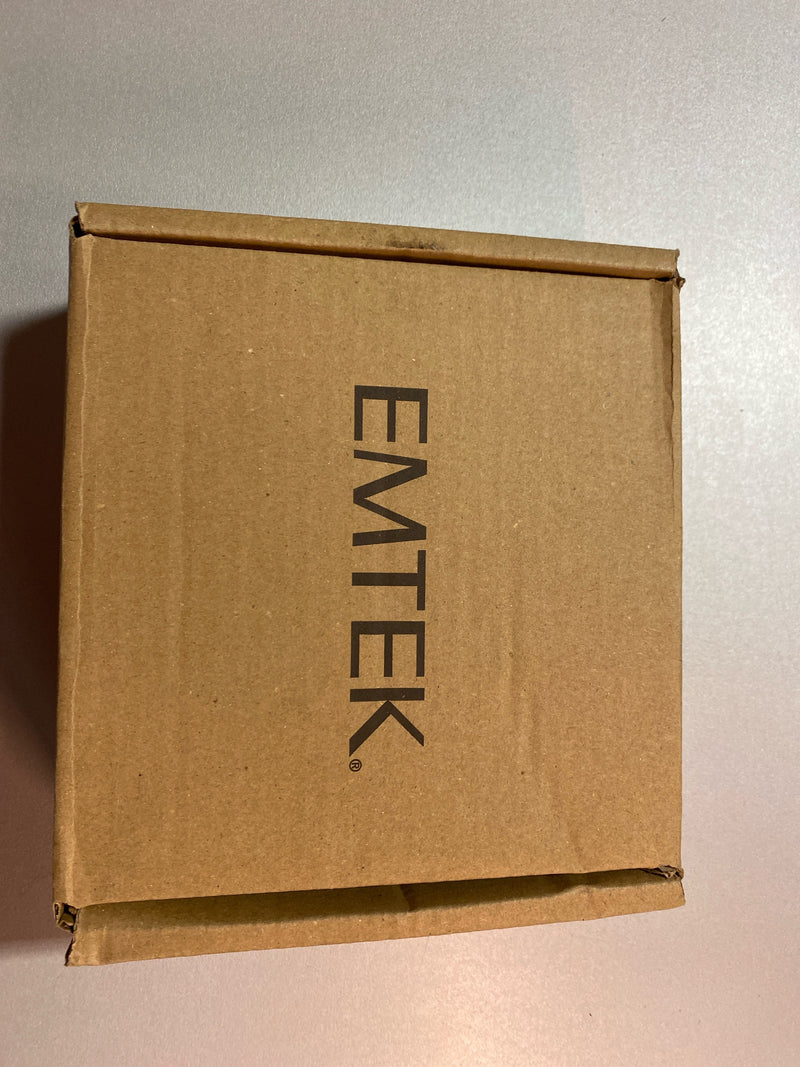 Emtek 5209DTUS15RH Dumont Right Handed Privacy Door Lever Set with Disk Rose from the Brass Modern Collection - Satin Nickel