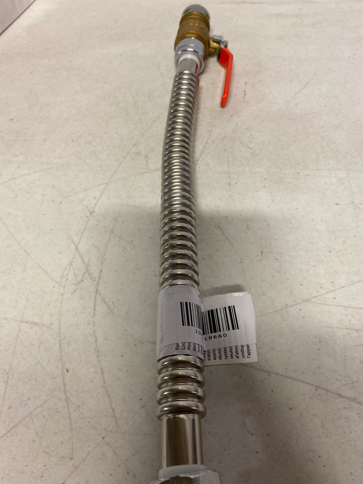 Sharkbite UR24680 Max 3/4 in. Push-to-Connect x 3/4 in. FIP Corrugated Stainless Steel Water Heater Connection Kit