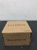 Baldwin SCTRD003 Traditional Round Single Cylinder Keyed Entry Deadbolt - Polished Brass