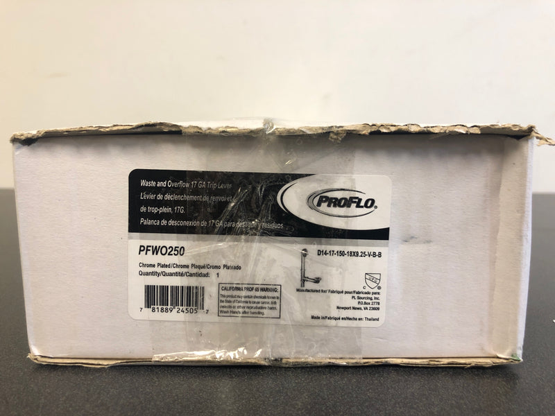 PROFLO Tub and Shower Waste / Overflow Drain - For tubs 18" - 24" Tall