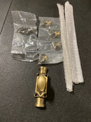 560231 Corabel Brass Cabinet Cremone Bolt - Antique Brass