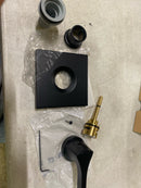 Delta T11874-BL Zura 1-Handle 3-Setting Diverter Valve Trim Kit in Matte Black (Valve Not Included)