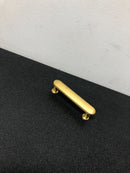 Belwith Keeler B078789BGB Anders 3-3/4" Center to Center Flat Oval Bar Mid-Century Modern Cabinet Handle / Drawer Pull - Brushed Golden Brass