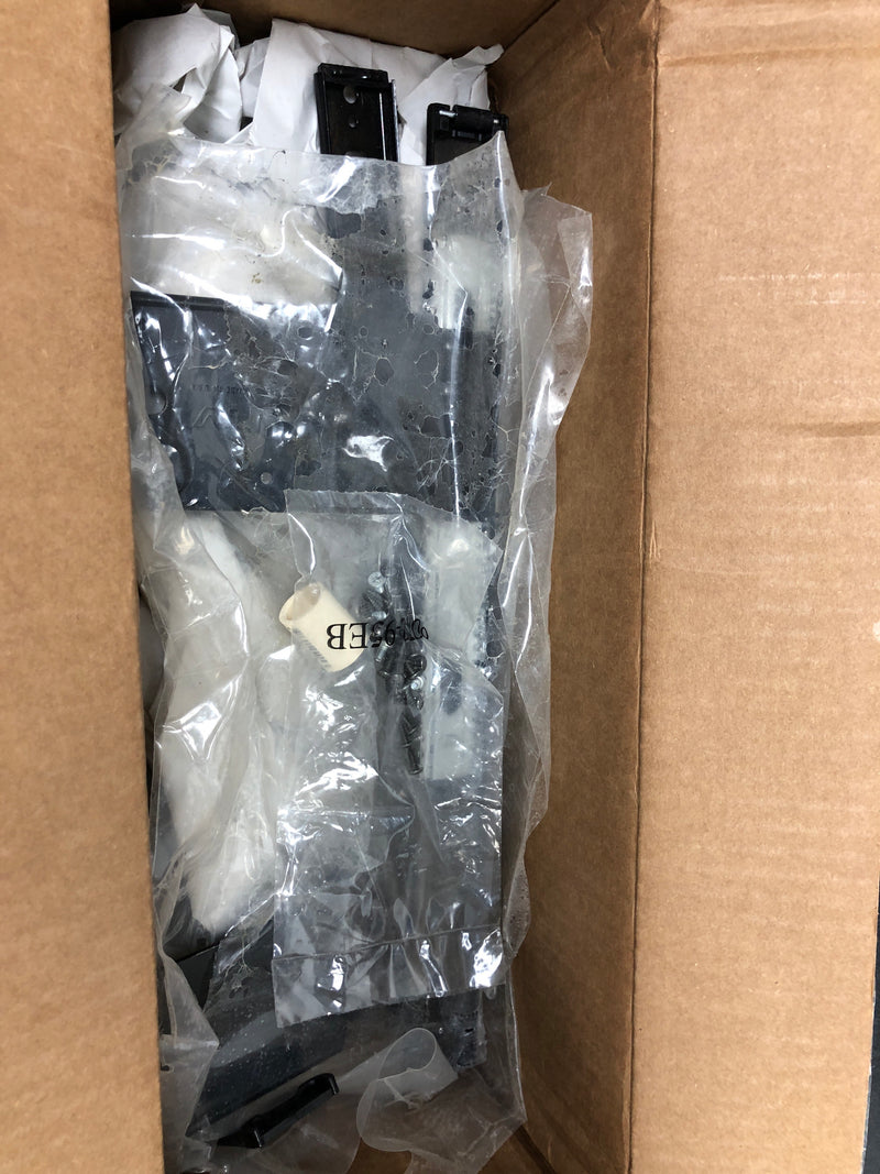 Knape and Vogt KV8071PEZEB16 16 Inch 3/4 Extension Ball Bearing Cabinet Door Pivot Slide with 30 Pound Weight Capacity - Pair - Black