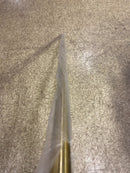 Signature Hardware 466738 60" Straight Brass Shower Rod - Brushed Gold