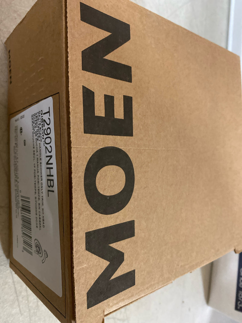 Moen T2902NHBL Gibson Shower Trim Package with M-PACT and Posi-Temp - Less Shower Head and Valves - Matte Black