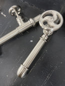 Signature KF-WB10-BN Wall Mount Kitchen Bib Tap Pair Brushed Nickel Z12 I17