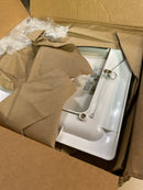 Aero Pure FABF L5 SN Square on Square Replacement Grille for Bath Fan with Light - Satin Nickel