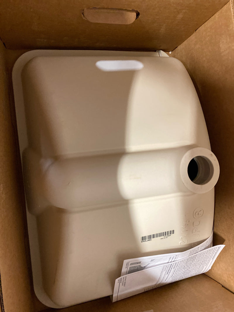 Kohler K-2214-0 White Ladena 20-7/8" x 14-3/8" x 8-1/8" Undermount Bathroom Sink with Overflow