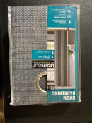 Lightsout with enershield technology HDMRGN020466 Morgan Gray 38 in. W x 84 in. L Grommet Room Darkening Curtain (Single Panel)