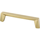 Berenson 2364-1MDB-P Swagger 5-1/16" (128 mm) - Center to Center Angled Urban Modern Cabinet Handle / Drawer Pull - Modern Brushed Gold